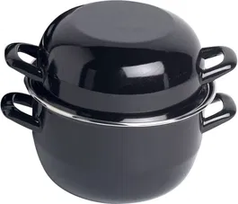 Cosy & Trendy Olla con Molde D18cm Negro-1.2Kg-2.8L Acero Inoxidable Cocina