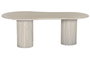 DKD Home Decor Mesa de Centro Granito y MDF Símil Mármol Beige