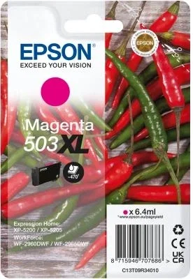 Epson 503XL Cartucho de Tinta Original Magenta Alto Rendimiento (XL) Epson 503XL Cartucho de Tinta Original Magenta Alto Rendimiento (XL)