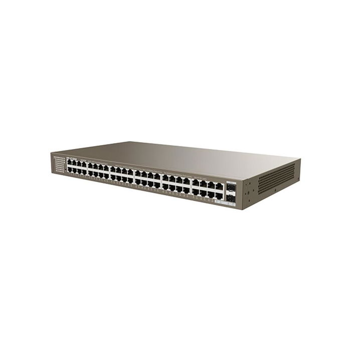 IP-COM G3350F Switch Administrado en la Nube, 48 Puertos Gigabit (10/100/1000Base-T) + 2 Puertos SFP, Conmutador Capa 2, 100 Gbps, VLAN, QoS, IGMP Snooping IP-COM G3350F Switch Administrado en la Nube, 48 Puertos Gigabit (10/100/1000Base-T) + 2 Puertos SFP, Conmutador Capa 2, 100 Gbps, VLAN, QoS, IGMP Snooping