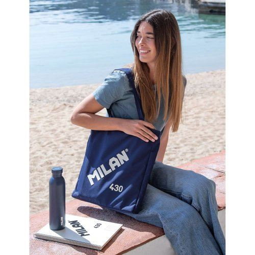 Milan Bolso Shopper Colección 430 Since 1918 Azul Marino Milan Bolso Shopper Colección 430 Since 1918 Azul Marino