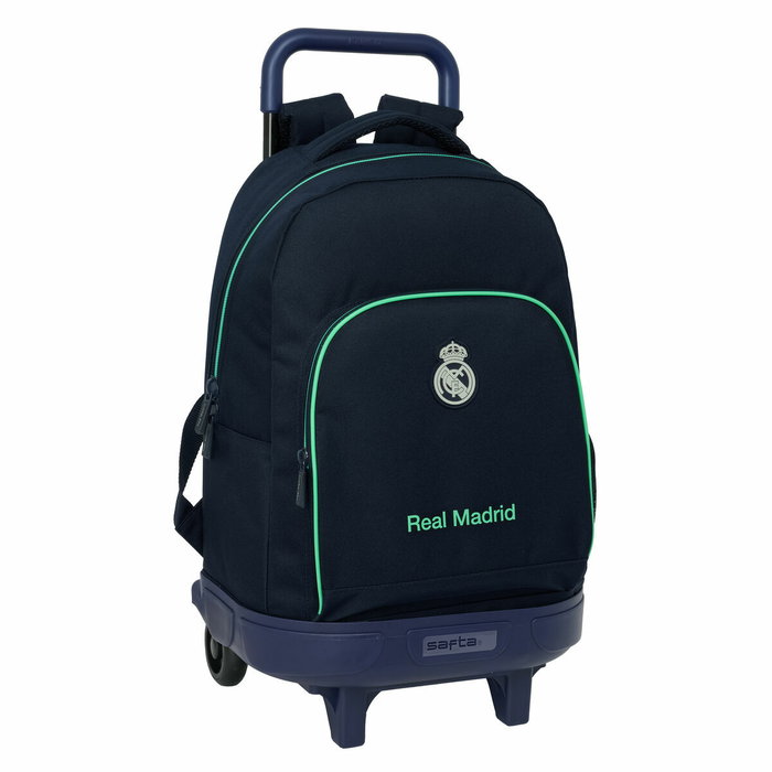Safta Mochila Grande con Ruedas Compact Extraible Real Madrid 2ª Equipacion 25/26 33x45x22cm Safta Mochila Grande con Ruedas Compact Extraible Real Madrid 2ª Equipacion 25/26 33x45x22cm