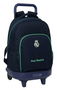 Safta Mochila Grande con Ruedas Compact Extraible Real Madrid 2ª Equipacion 25/26 33x45x22cm