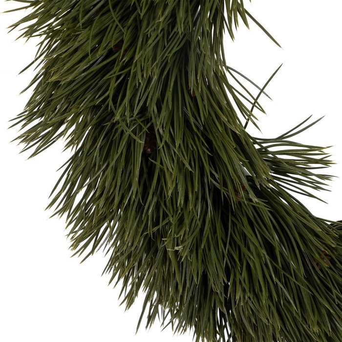 Corona Verde Pvc Decoración 42 X 42 cm (Set de 2)