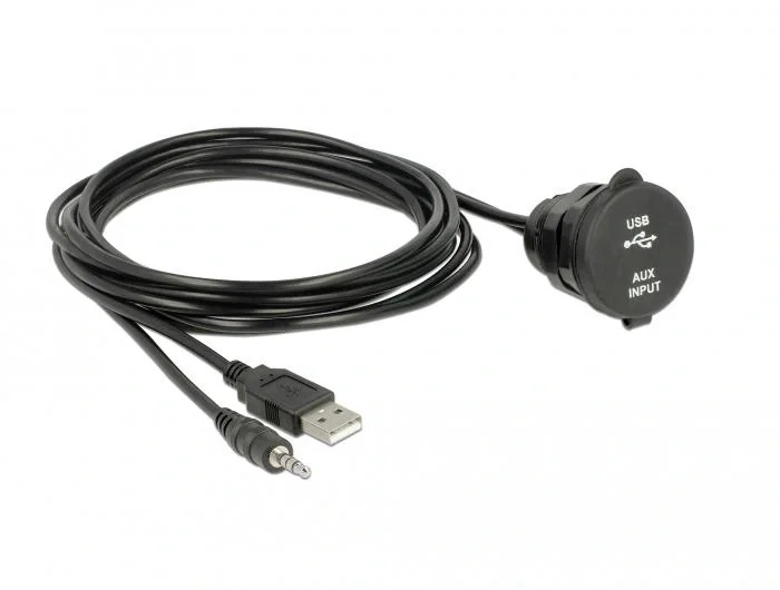 DeLOCK Cable USB A a USB A de 2 m, Negro DeLOCK Cable USB A a USB A de 2 m, Negro