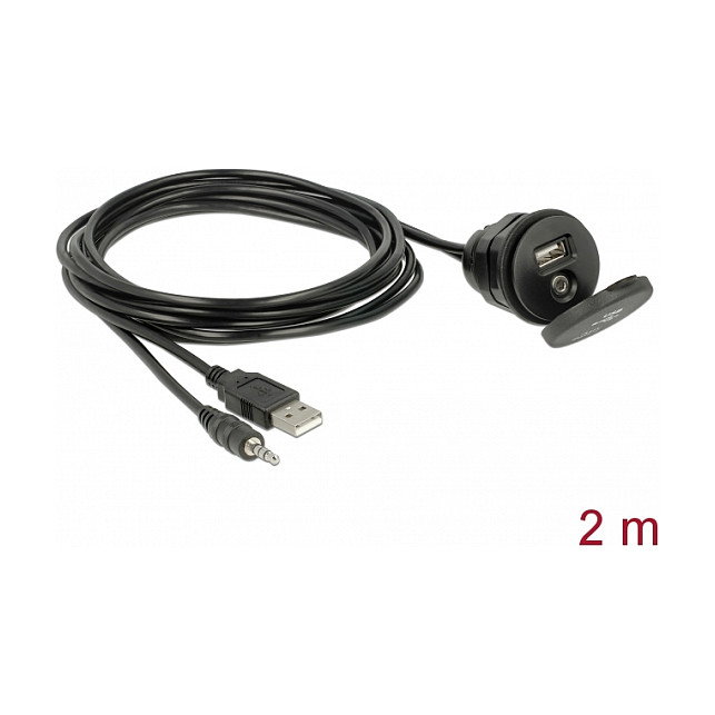 DeLOCK Cable USB 85719 USB A a USB A, 2 m, Negro DeLOCK Cable USB 85719 USB A a USB A, 2 m, Negro