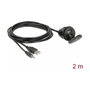 DeLOCK Cable USB 85719 USB A a USB A, 2 m, Negro