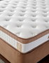 Hanah Home Colchón, Base y Cabecero Individual Latte Light Brown 80 x 180