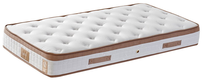 Hanah Home Colchón, Base y Cabecero Individual Latte Light Brown 80 x 180 Hanah Home Colchón, Base y Cabecero Individual Latte Light Brown 80 x 180