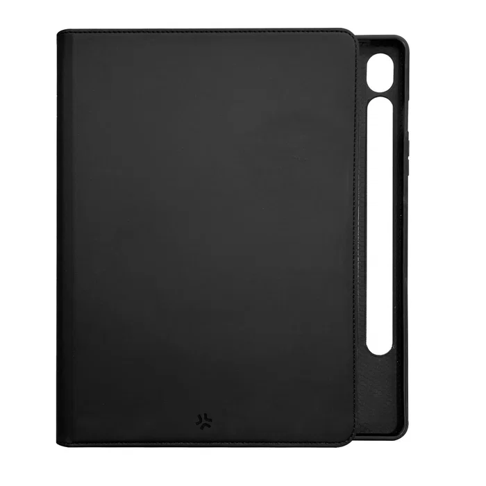 Celly BOOKBAND12 Funda Folio para Samsung Galaxy Tab S9 / S9 FE / S9 FE EE Tablet 11" - Negro, Imitación Piel, Modo Espera, Portabolígrafo