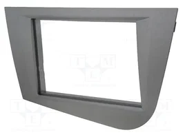 ACV Bastidor de montaje de radio para Seat Leon 2 DIN, antracita