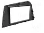 ACV Bastidor de montaje de radio para Seat Leon 2 DIN, antracita