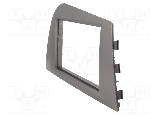 ACV Bastidor de montaje de radio para Seat Leon 2 DIN, antracita
