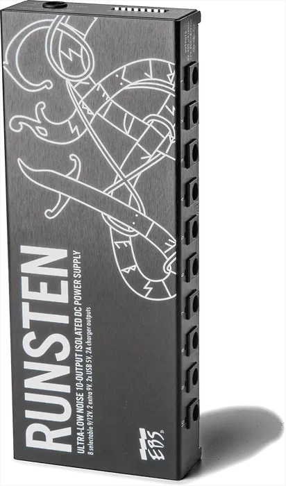 EBS Runsten Fuente de Alimentación para Pedalera con 10 Salidas Aisladas 9V/12V