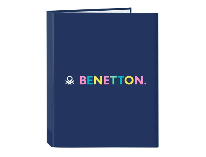 Safta Carpeta Benetton Cool 4 Anillas Mixtas Folio