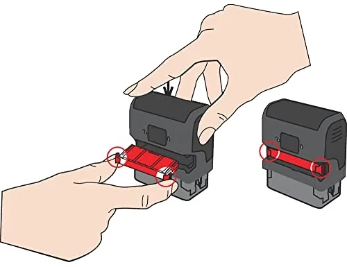 TRODAT Almohadilla de Recambio 4911/6 Rojo