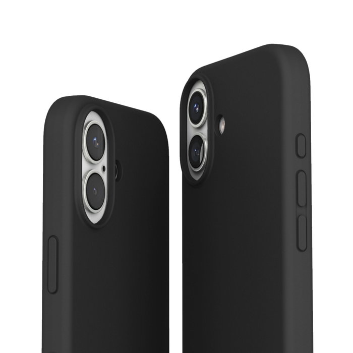Vonmählen Soft Silicone Case para iPhone 16 Plus - Negro