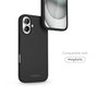 Vonmählen Soft Silicone Case para iPhone 16 Plus - Negro