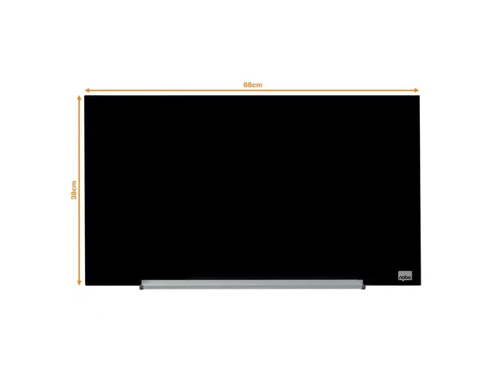 Nobo Pizarra de Cristal Magnética Impression Pro 31" Negra 677x381 mm Nobo Pizarra de Cristal Magnética Impression Pro 31" Negra 677x381 mm
