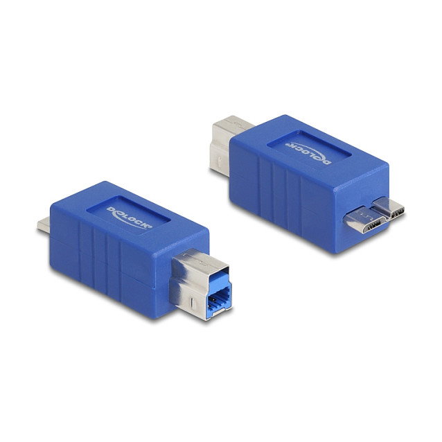 DeLOCK Adaptador USB Type-B a USB Micro-B 5 Gbps Azul DeLOCK Adaptador USB Type-B a USB Micro-B 5 Gbps Azul