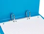 Liderpapel Carpeta A5 de 2 anillas redondas 40 mm Azul