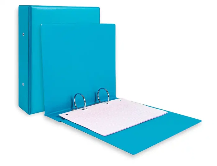 Liderpapel Carpeta A5 de 2 anillas redondas 40 mm Azul Liderpapel Carpeta A5 de 2 anillas redondas 40 mm Azul