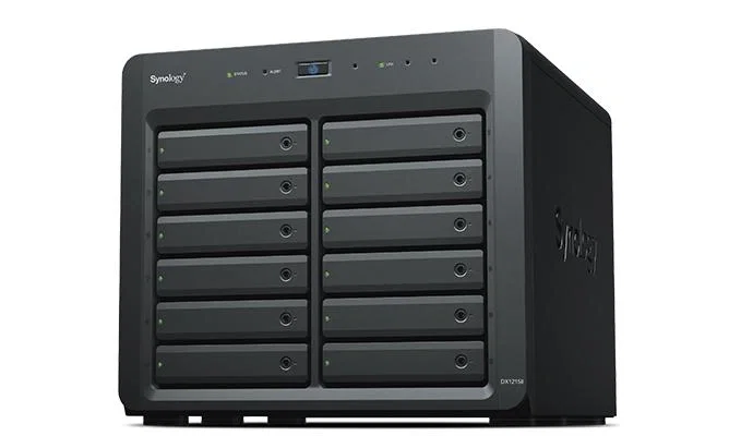 Synology DX1215II Unidad de expansión para NAS de 12 bahías