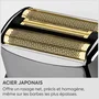 Babyliss Afeitadora eléctrica FS991DE Super-X Metal – Doble lámina de titanio – Resistente al agua – 2 horas autonomía