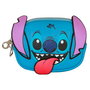 KARACTERMANIA Monedero Stitch Disney 12,5x9x2cm con cremallera y gancho