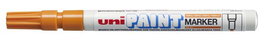 Marcador T.Opaca Perm. Uni-Ball Paint Marker 0,8 (Px-21) Naranja (Set de 12)