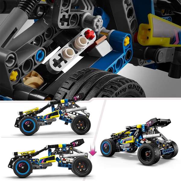 Lego Technic Juego de Construcción Buggy de Carreras Todoterreno, Edad Recomendada 6+ años