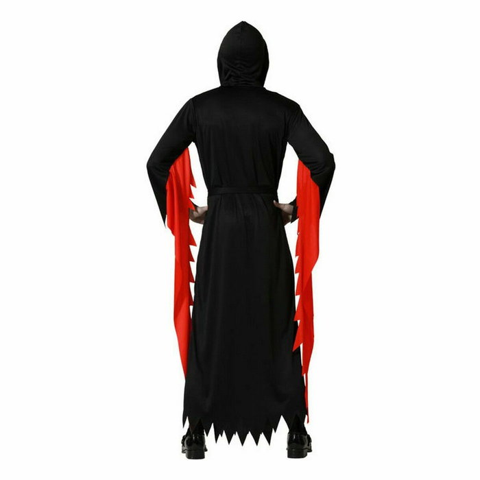Disfraz de Asesino para Adulto Hombre, Talla XL - Con Máscara Blanca y Túnica Negra Disfraz de Asesino para Adulto Hombre, Talla XL - Con Máscara Blanca y Túnica Negra