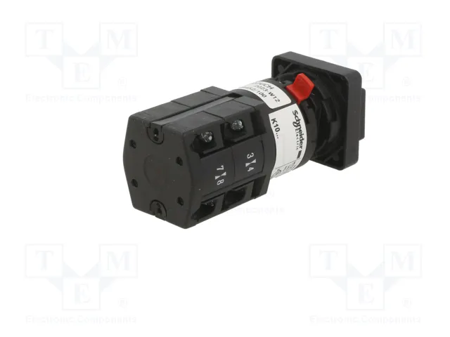 SCHNEIDER ELECTRIC Interruptor de leva 10A 1-0-2 gris y negro