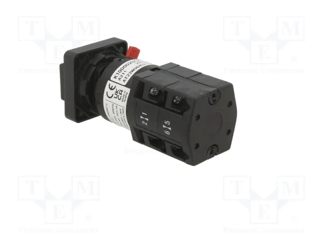 SCHNEIDER ELECTRIC Interruptor de leva 10A 1-0-2 gris y negro