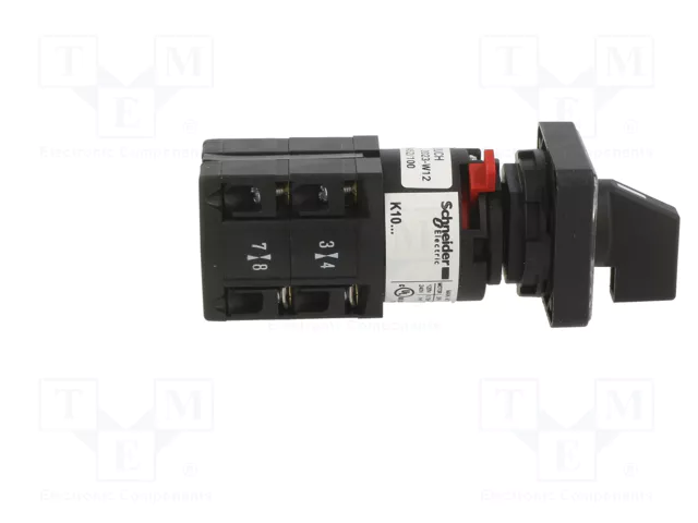 SCHNEIDER ELECTRIC Interruptor de leva 10A 1-0-2 gris y negro