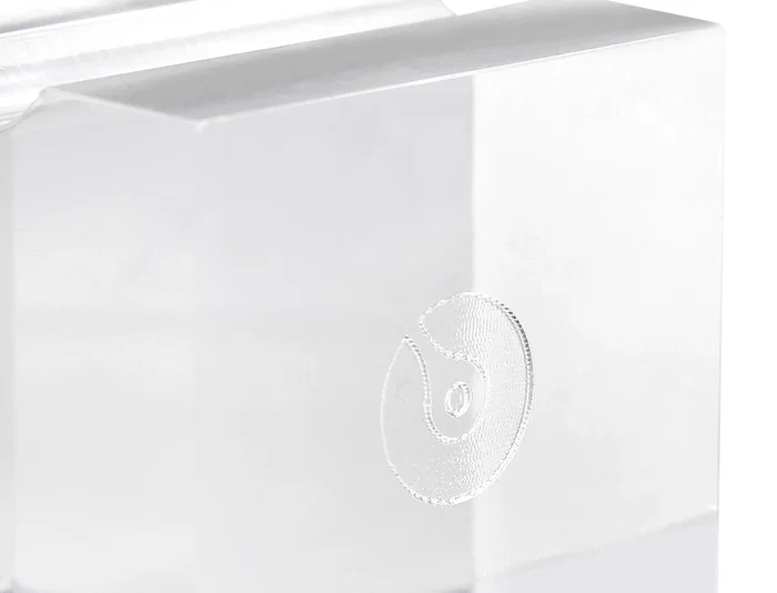 Belius Soporte transparente de metacrilato bloque 30x30x30 mm
