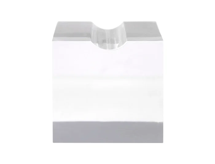 Belius Soporte transparente de metacrilato bloque 30x30x30 mm