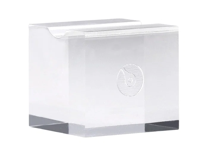 Belius Soporte transparente de metacrilato bloque 30x30x30 mm