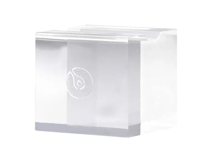 Belius Soporte transparente de metacrilato bloque 30x30x30 mm