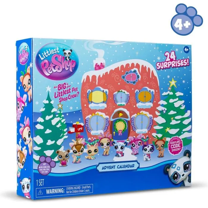 Bandai Calendario de Adviento Littlest Pet Shop con sorpresas diarias BAN3701405825102 Bandai Calendario de Adviento Littlest Pet Shop con sorpresas diarias BAN3701405825102