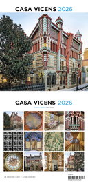 TRIANGLE POSTALS Calendario 2026 ST Casa Vicens (14x15 cm)