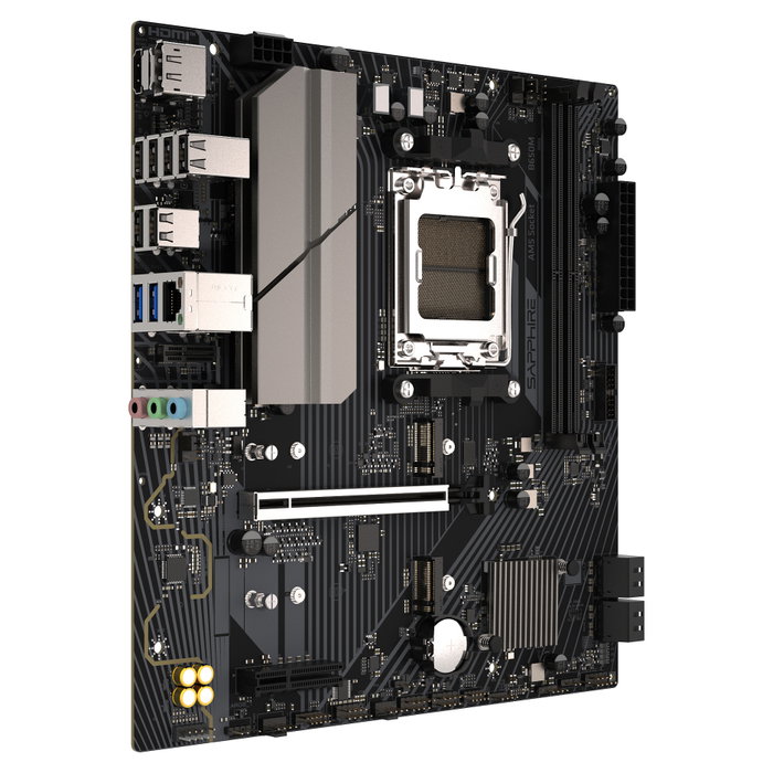 SAPPHIRE B650M-E Placa Base micro ATX Zócalo AM5 AMD B650 DDR5 HDMI DisplayPort SAPPHIRE B650M-E Placa Base micro ATX Zócalo AM5 AMD B650 DDR5 HDMI DisplayPort