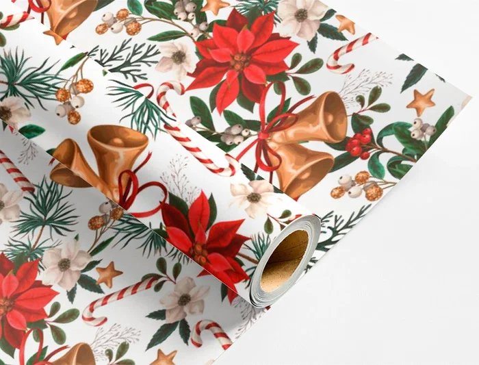 Liderpapel C-2025 - Papel de Regalo Navidad, Rollo 70 cm x 2 m, 60 g/m², Diseños Surtidos Liderpapel C-2025 - Papel de Regalo Navidad, Rollo 70 cm x 2 m, 60 g/m², Diseños Surtidos