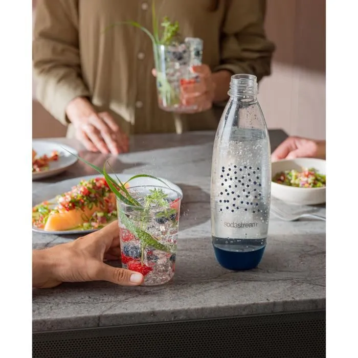 Sodastream Botella Fuse 1L para Lavavajillas, Edición Limitada Blanca