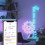 Nanoleaf Lines Starter Kit 15PK - Barras LED Inteligentes Modulares RGBW, 16M Colores, 2 Zonas por Barra, Diseño Geométrico, Control por App, Adhesivo Incluido