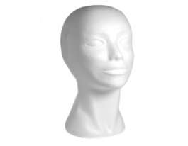 Innspiro Cabeza mujer de porex 16x29cm