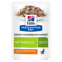 Hill's Vet HPD Metabolic Pouch 12x85g Alimento Húmedo para Gatos