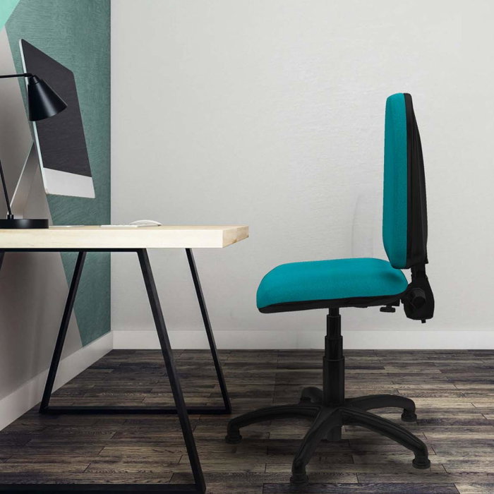 PIQUERAS Y CRESPO Silla de oficina Aýna Azul sin brazos PIQUERAS Y CRESPO Silla de oficina Aýna Azul sin brazos