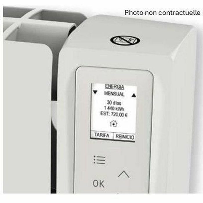 Ferroli Radiador Eléctrico Fluido Caloportador Neo Conectado Horizontal Blanco 750 W