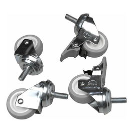 EQUIP EZW-1 Ruedas Giratorias para Armarios de Servidor 60mm Plata Pack de 4